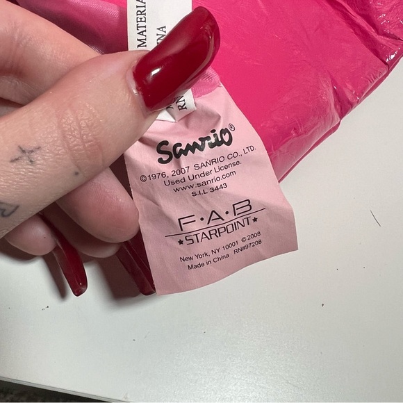 Vintage Y2K 2000s mcbling Sanrio hello kitty rhinestone my melody 2007 tote - Picture 5 of 5